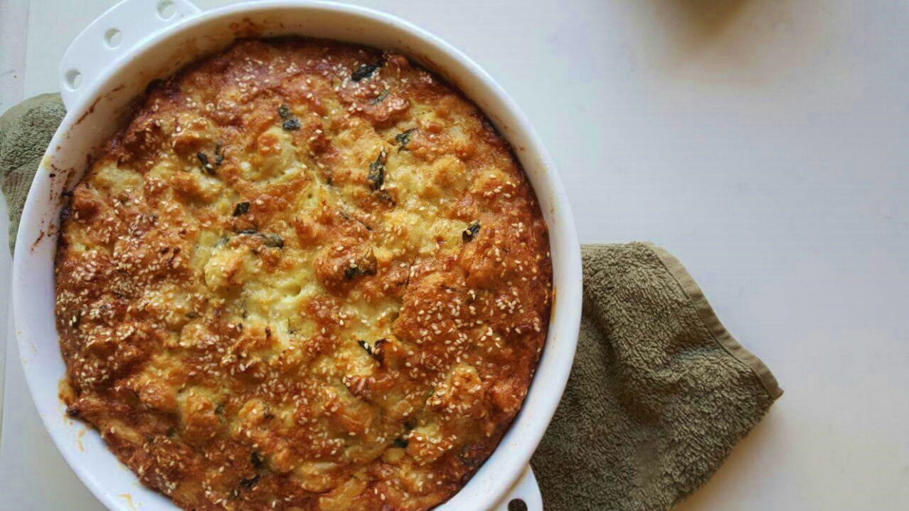 פשטידת כרובית מהירה בשיטת "לערבב ולתנור"