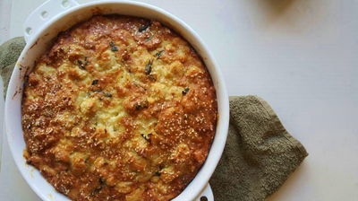 פשטידת כרובית מהירה בשיטת "לערבב ולתנור"