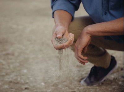 עבודתו הסתכמה במילוי שקי חול ושינועם על גבי מלגזה. אילוסטרציה