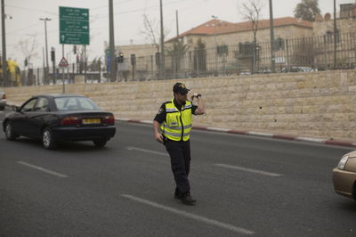 שוטר תנועה. אילוסטרציה