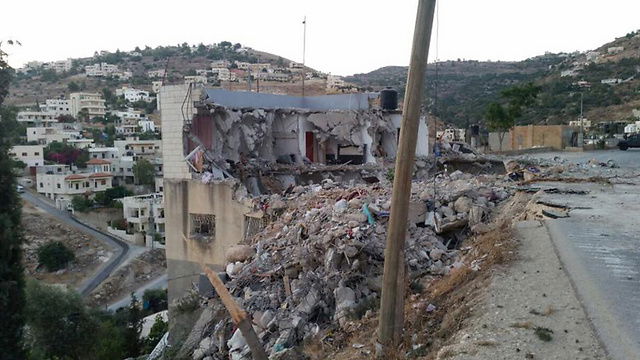 בית המחבל שנהרס