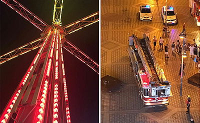 בגובה 40 מטר: כך חולצו לכודי ה"טרנטולה"