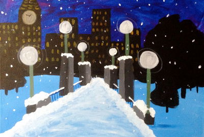 היצירה הזוכה בקטגוריית "חורף עירוני". כי חבל לזרוק