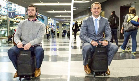 המזוודה הממונעת הראשונה בעולם