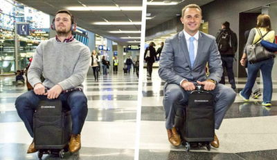 המזוודה הממונעת הראשונה בעולם