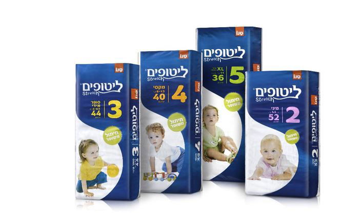מותג החיתולים "ליטופים" מבית סנו