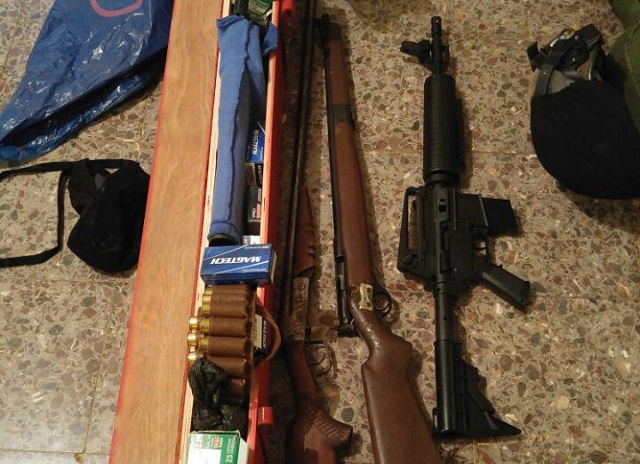 נשק ותחמושת נתפסו בידי כוחות הביטחון