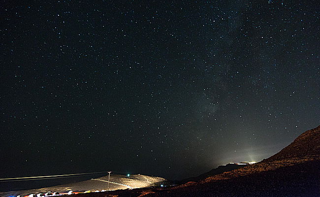 תיעוד מרהיב: מטר המטאורים בשמי הנגב