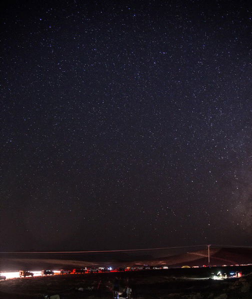 תיעוד מרהיב: מטר המטאורים בשמי הנגב