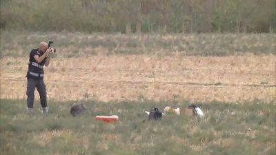 חוקר בזירת הירי