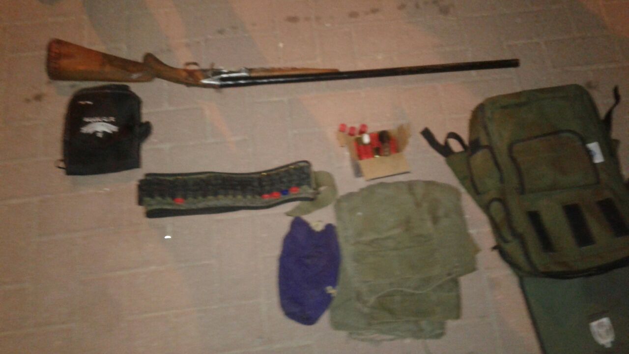 חלק מהנשק שנמצא