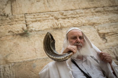 תקיעת שופר. אילוסטרציה