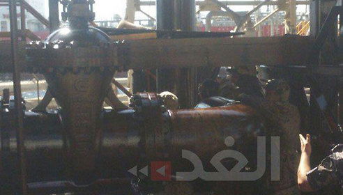 קו הנפט שניזוק