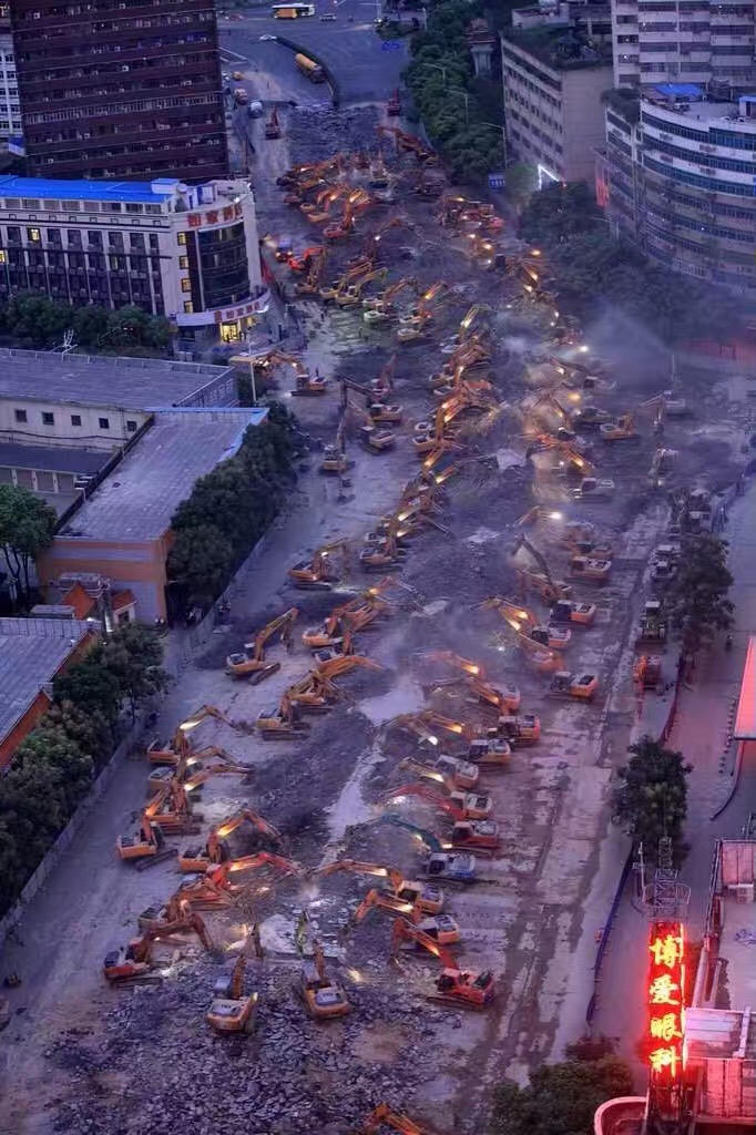 הגשר לאחר הפירוק