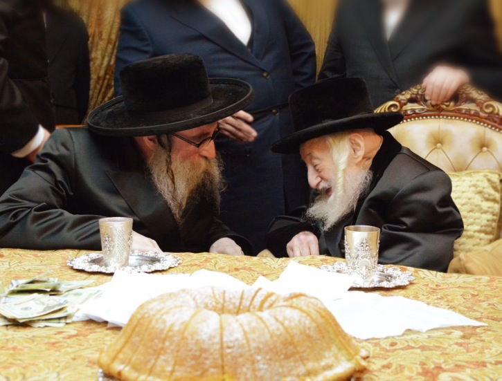 האדמו"ר הישיש מסקולען בא להודות לנגיד התורם | צפו