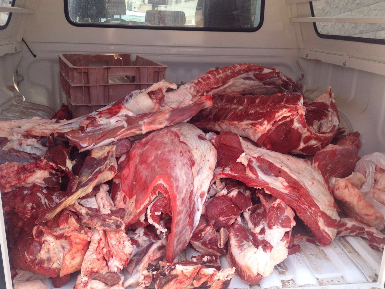 רבע טון בשר שלא ראוי לאכילת אדם הושמד