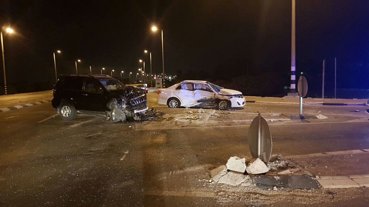 זירת התאונה הקשה