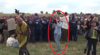 כתב אישום נגד הצלמת שבעטה במהגרים