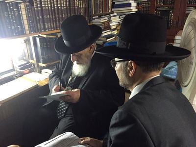 הרב משה אילוז אצל נשיא המועצת