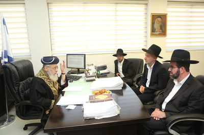 מפגש בכירים בידידות טורונטו אצל הראשל"צ