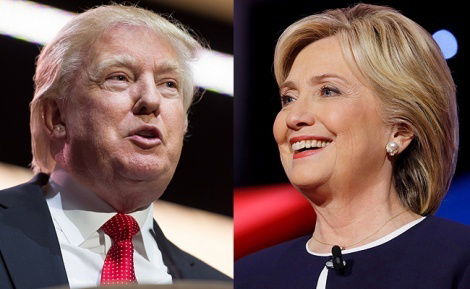 טראמפ מצליח להשתוות בסקרים לקלינטון