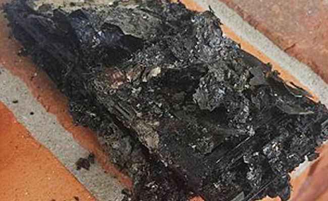 מה שנשאר ממכשיר הדגל של סמסונג