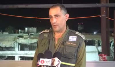 מפקד יחידת החילוץ הארצית, אל״ם דודי מזרחי