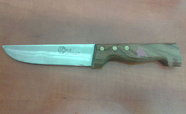 הסכין שאותרה