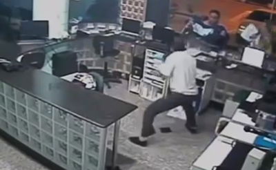 מפחיד: תינוק נפל מדלפק וניצל ברגע האחרון