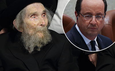 מרן הרב שטיינמן ונשיא צרפת הולנד