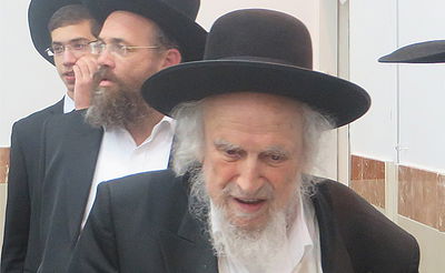 ראש הישיבה שפרש מגרודנא נפגש עם הגר"ש אוירבך במעלית