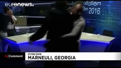 העימות הטלוויזיוני הסתיים בקטטה סוערת