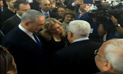 סערה סביב מיקומו של אבו מאזן בלוויה