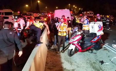 זירת התאונה