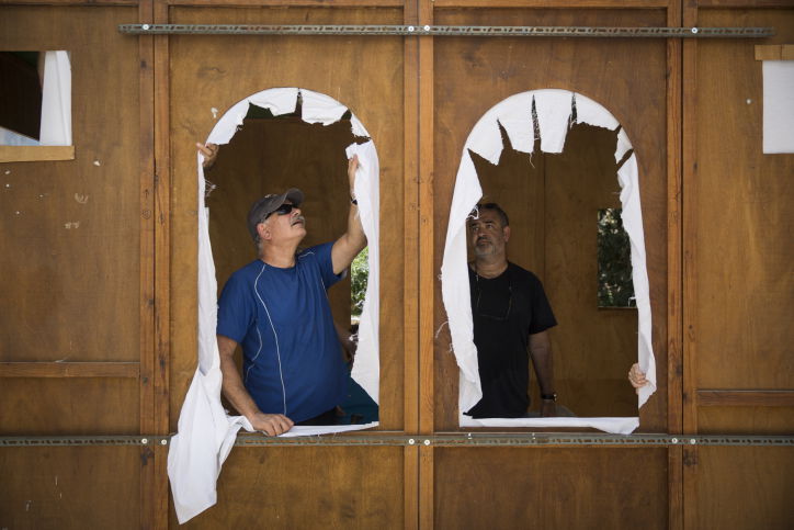 הסוכה המרהיבה של מאיר פרוש | גלריה