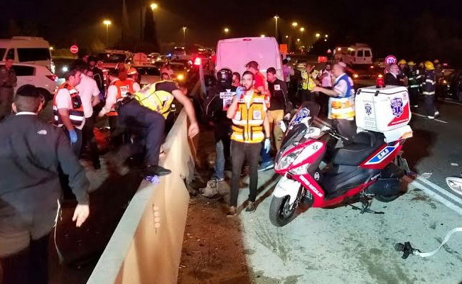 זירת התאונה