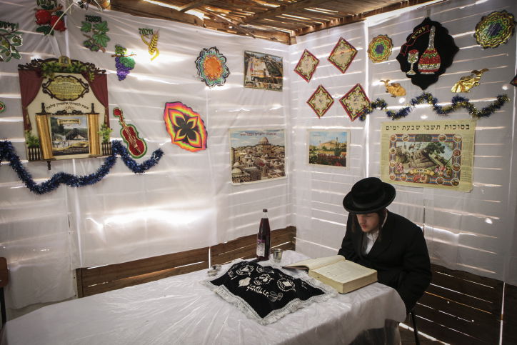 לימוד תורה בסוכה.. אילוסטרציה