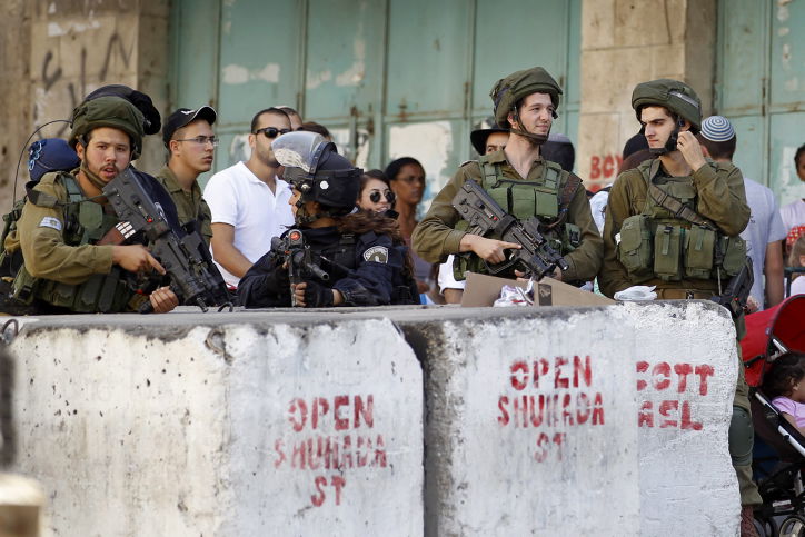 צפו בתיעוד: האבטחה הקפדנית בחברון