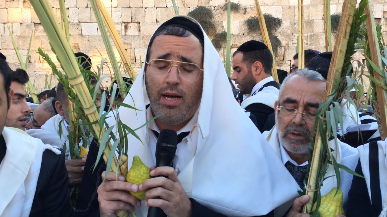 יעקב שוואקי מתחזן בכותל המערבי • צפו