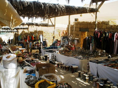 השוק הנבטי בגן הלאומי מפעילות בחוה"מ סוכות