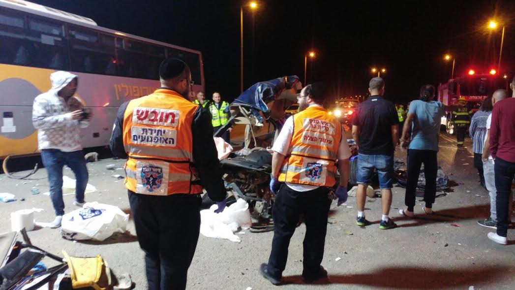 שני הרוגים בתאונה קשה בכניסה למושב עוזה