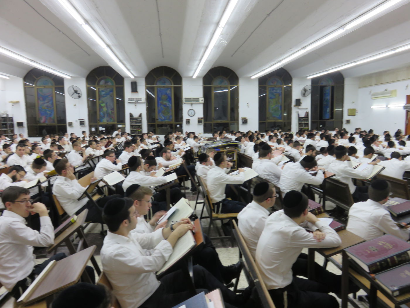 התרגשות בגרודנא: ראש הישיבה החלים ומסר שיעור כללי