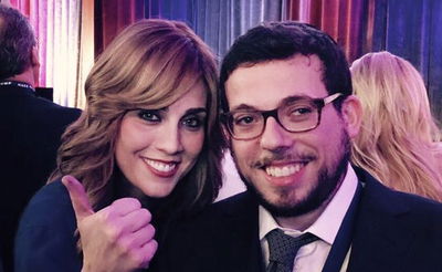 משה לקס ורעייתו, בתמונה שהופצה בליל הבחירות