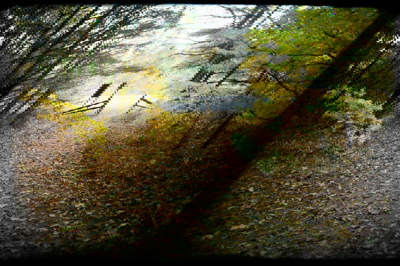 הרי הפוקונוס המרהיבים דרך עדשת מצלמה