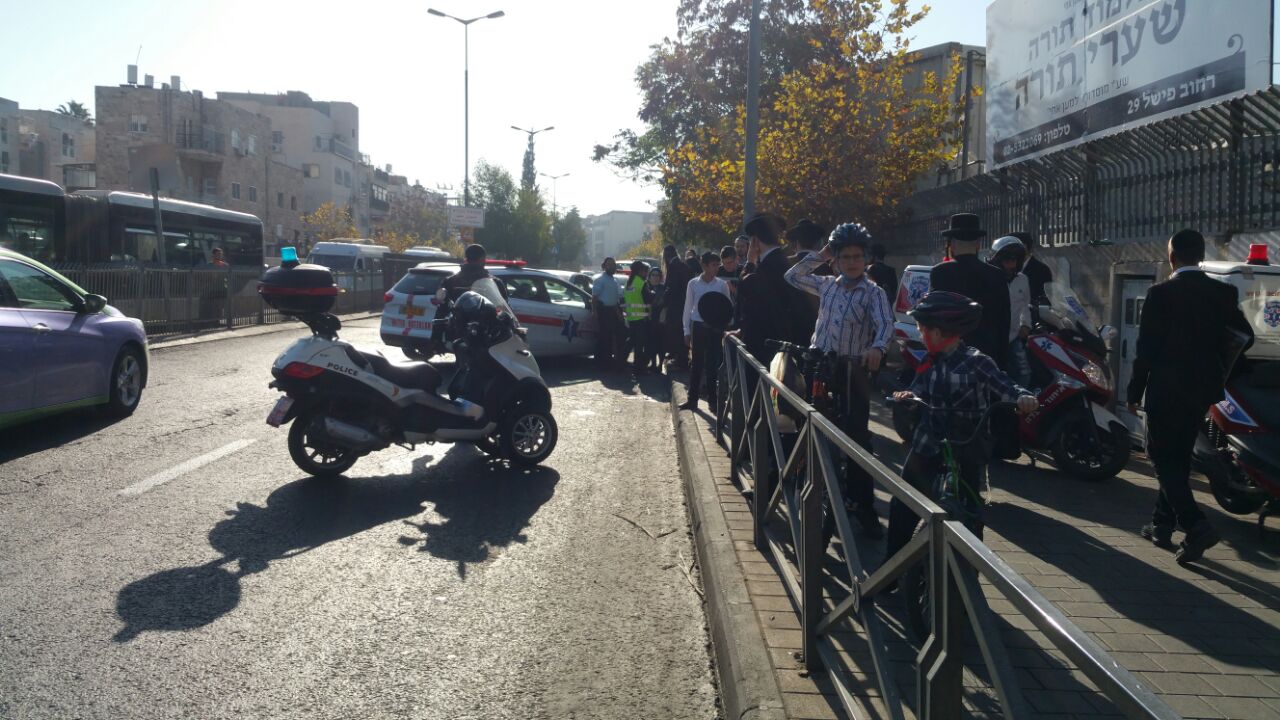 זירת התאונה