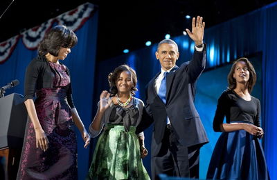 נשארים בוושינגטון. משפחת אובמה