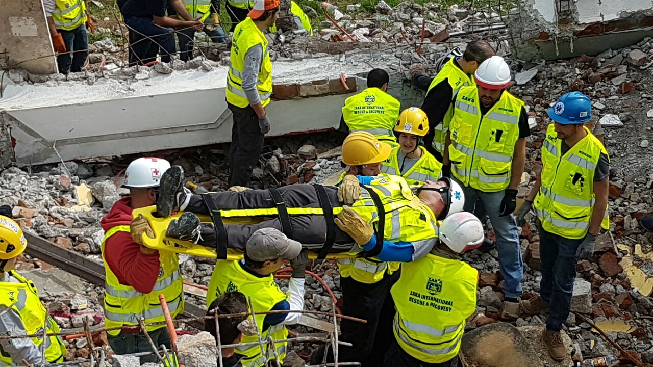 קורס  לחילוץ והצלה של זק"א במכסיקו