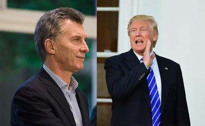 טראמפ ומאקרי