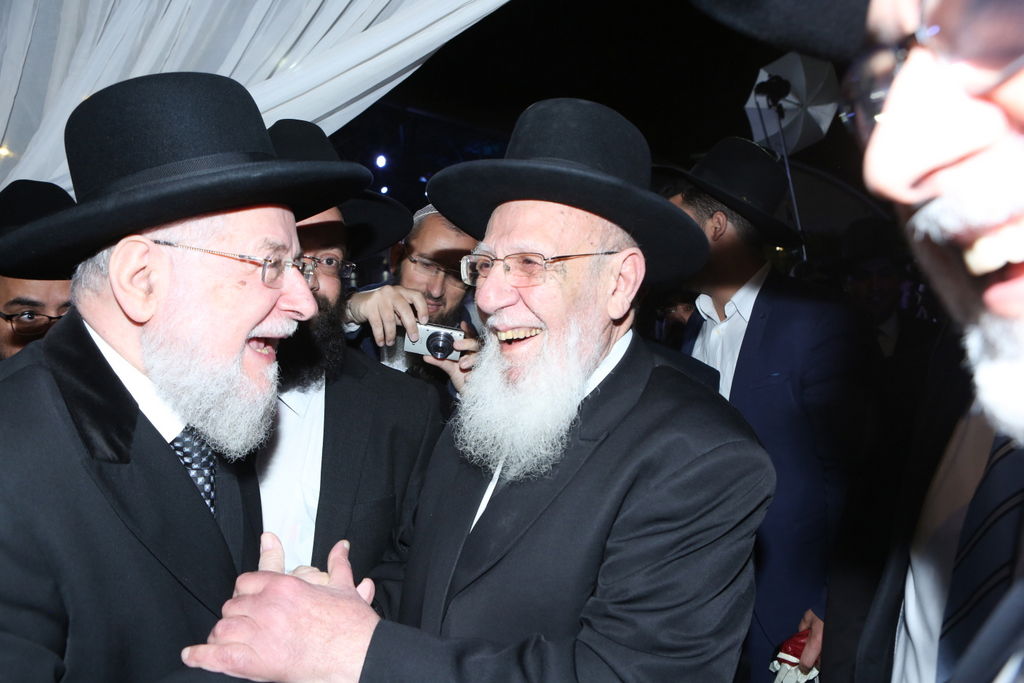 חתונת נכדו של הגר"ש עמאר • גלריה