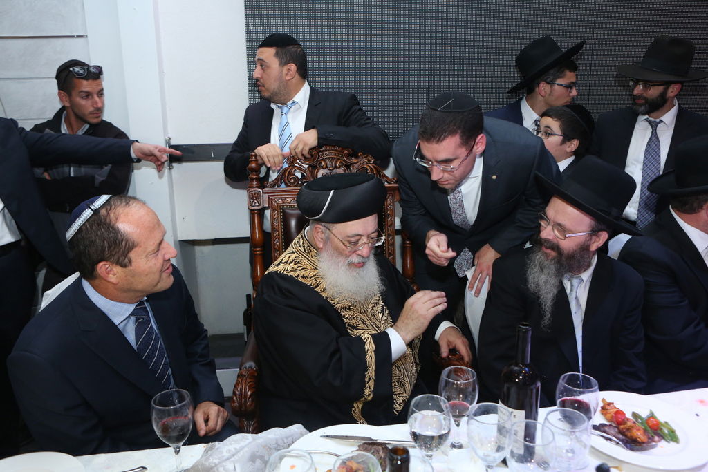 חתונת נכדו של הגר"ש עמאר • גלריה